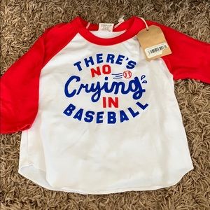 NWT baseball tee